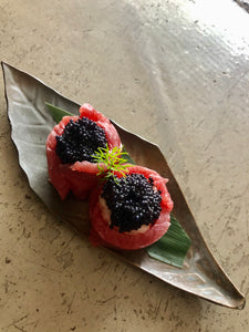Tuna Gunkan & Caviar negro - Black Caviar (Gluten Free)